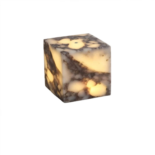 Square LED Touch Table Lamp Marble Fixture