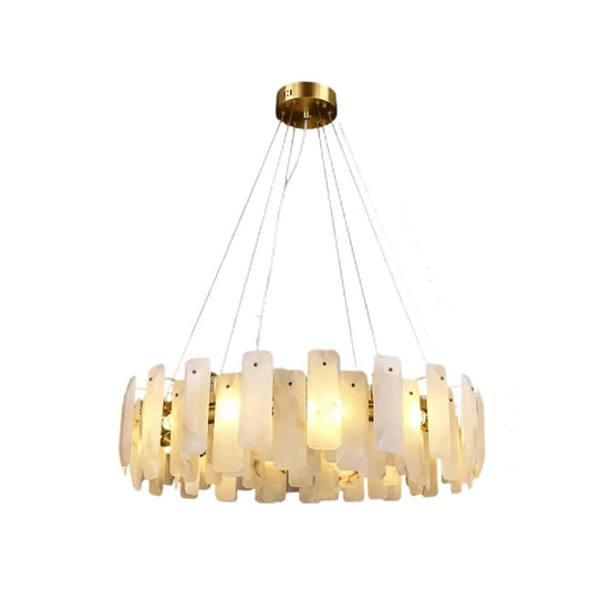Round Noah Alabaster Chandelier