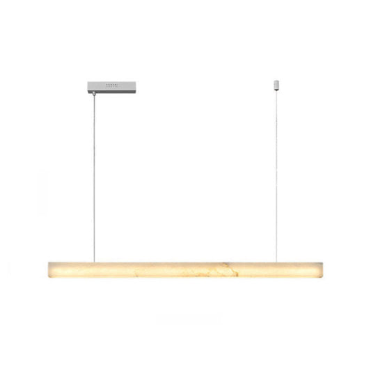 Long Strip Alabaster Chandelier