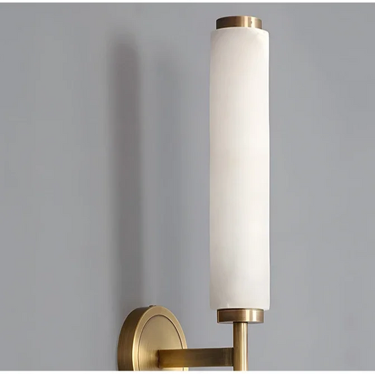 Candlestick Alabaster Wall Sconce