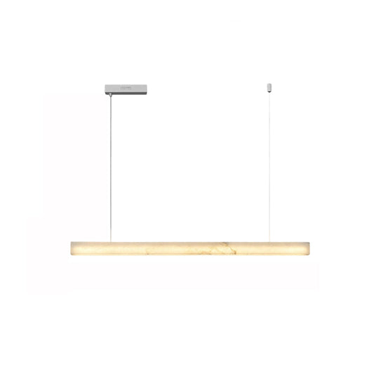 Long Strip Alabaster Chandelier