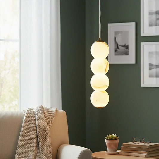 Alabaster Linear Chandelier