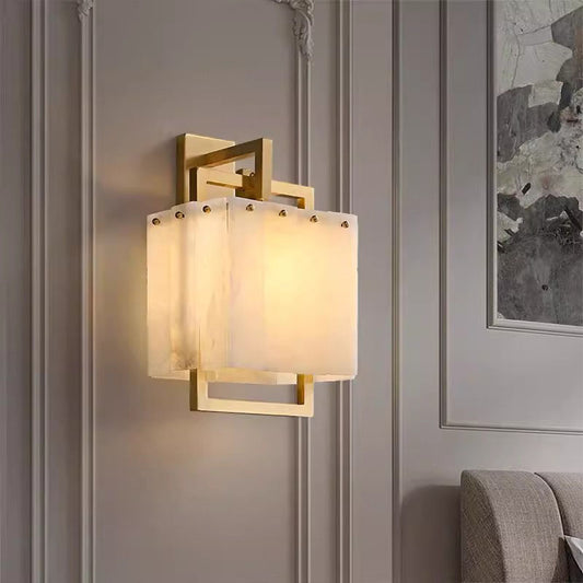 Irregularly shaped wall lamp