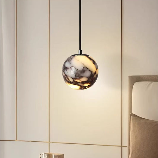 Ball Natural Marble Pendant Lamp