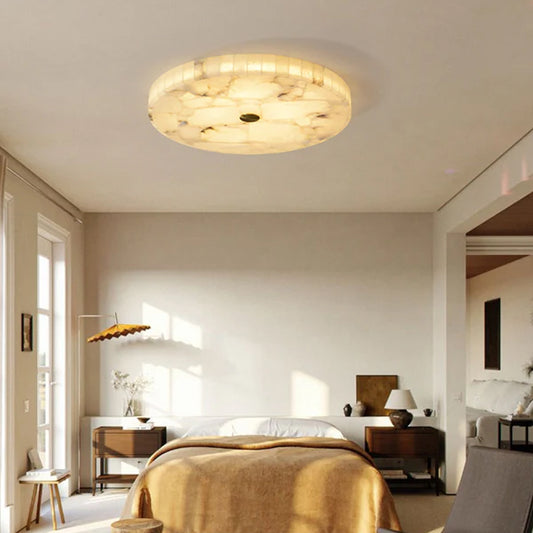 Luminous Alabaster Ceiling Light