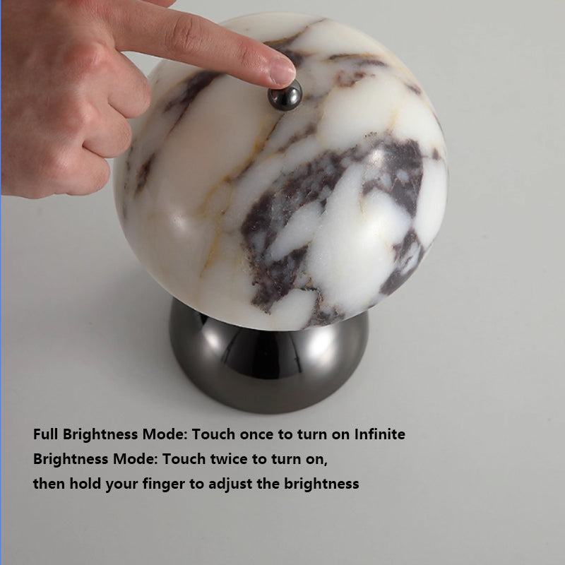 Rechargeable table lamp, marble Lighting