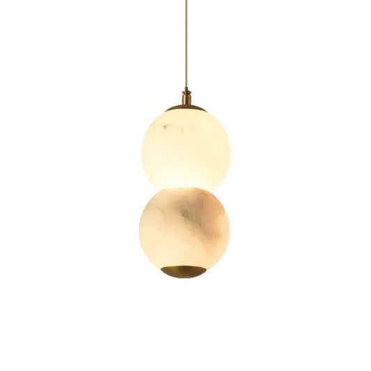 Alabaster Linear Chandelier