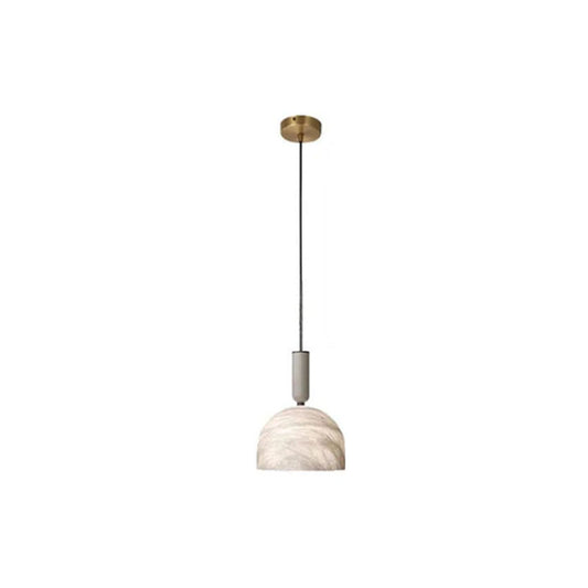 Postmodern LED White Spanish Marble Shadow for kitchen pendant light fixtures