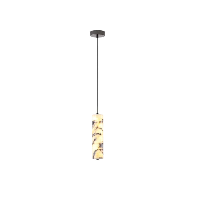 Long Translucent Marble Pendant Lamp