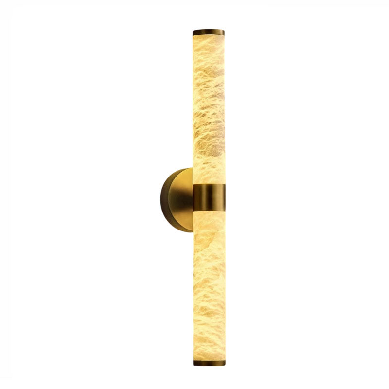 Cylindrical Alabaster Wall Lamp