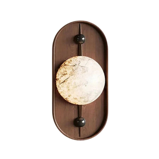 Alabaster Bezel Wall Lamp