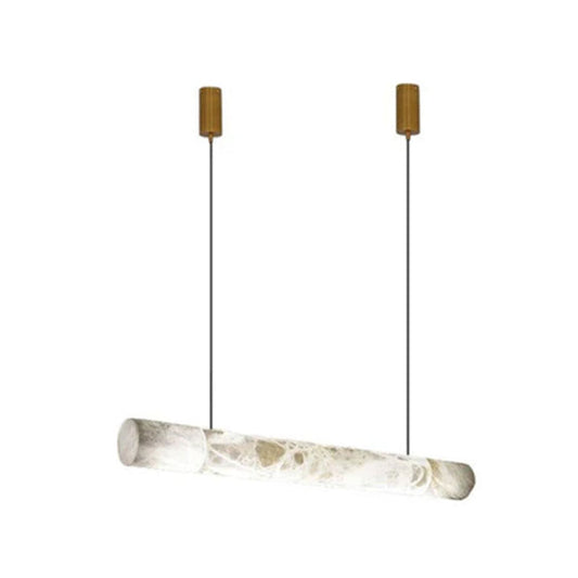 Minimalist Long Cord Ceiling Pendant Alabaster Lighting | 120/150cm Length