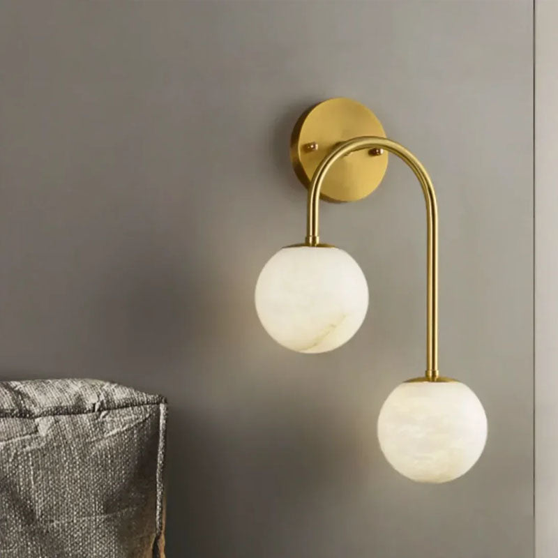 Modern Luxury Pietro Alabaster Wall Lamp