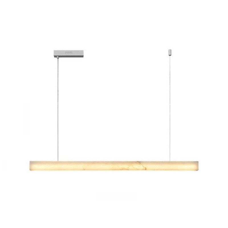 Long Strip Alabaster Chandelier