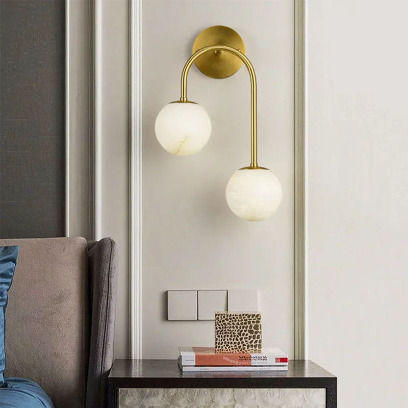 Modern Luxury Pietro Alabaster Wall Lamp