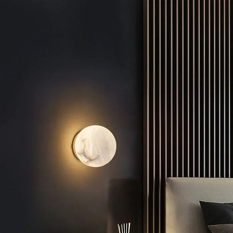 Orb Alabaster Wall Lamp