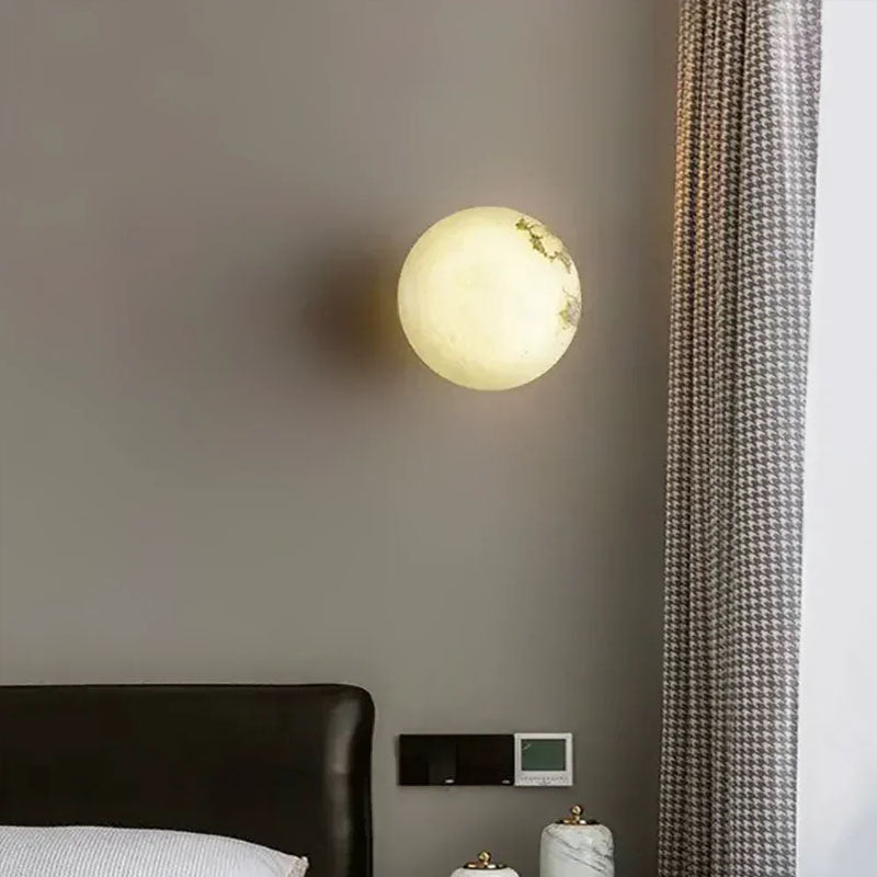 Orb Alabaster Wall Lamp