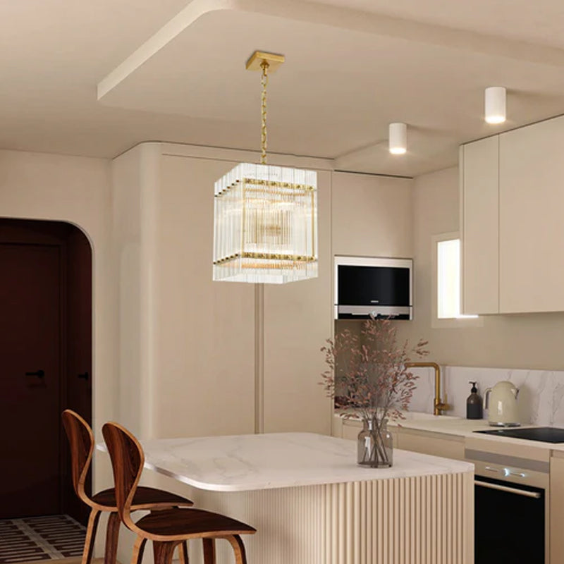 San Marco 2-tier Luxury Round Crystal Chandelier 48" in Antiqued Brass/Black Steel