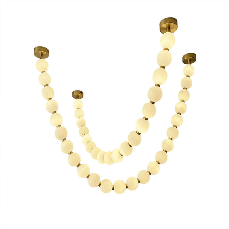 Luxurious Pearl Necklace Chandelier
