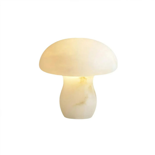 Alabaster Modern Mushroom Table Lamp