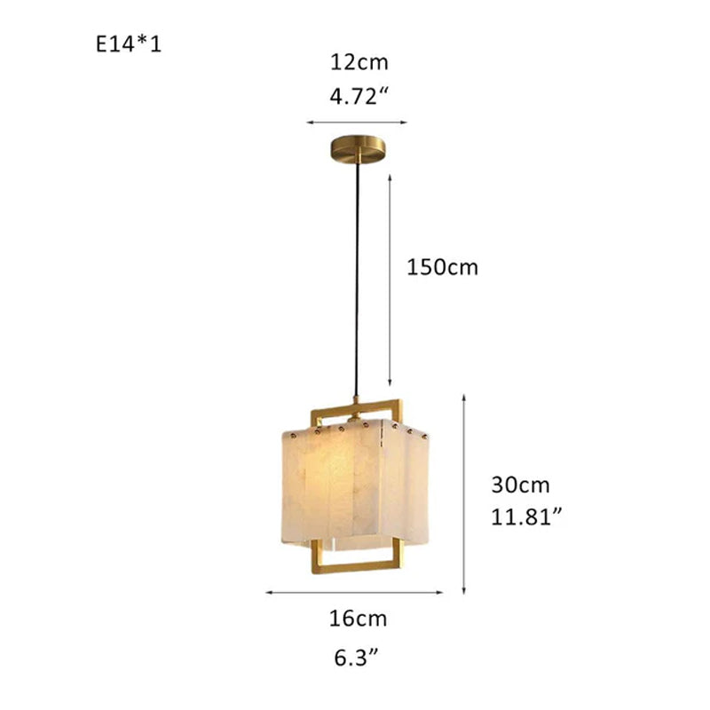 Elegant Cluster Alabaster Dome Suspension Light Lacquered Burnished Brass for hallway