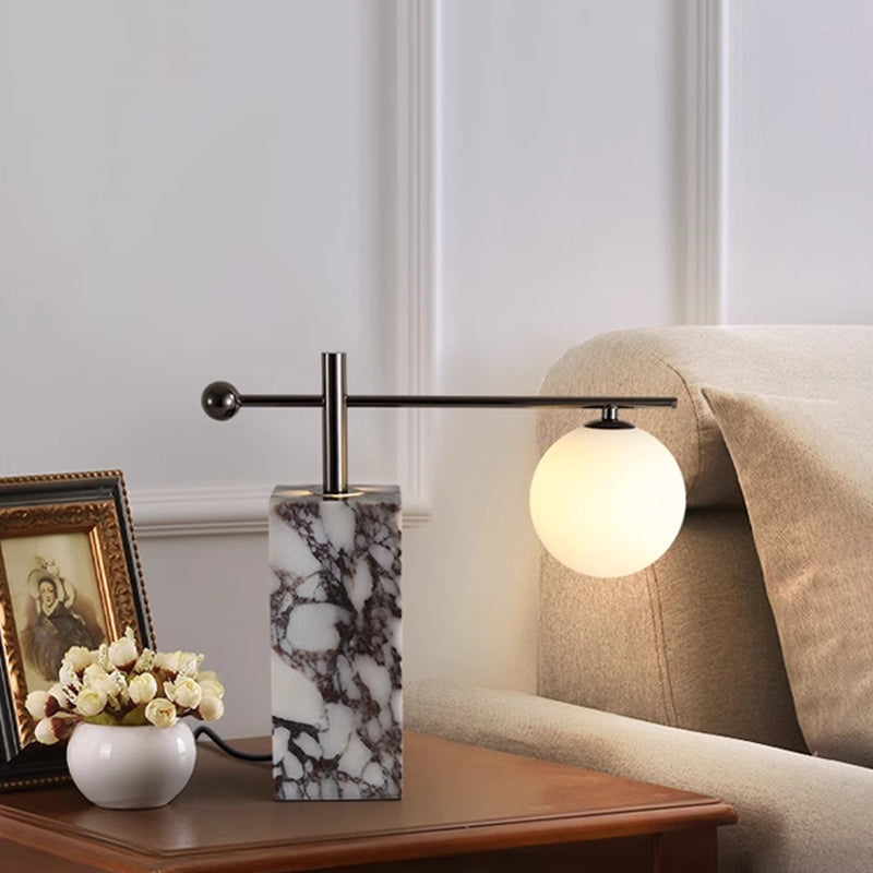 Marble table lamp for study/office