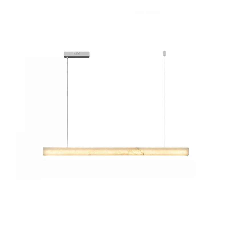 Long Strip Alabaster Chandelier