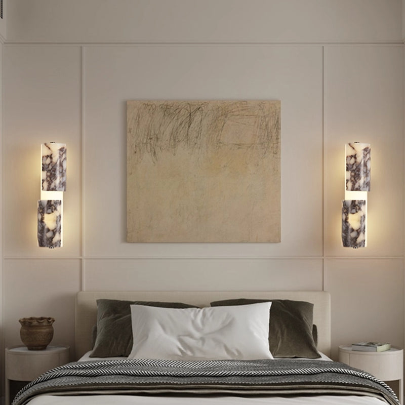 Bedhead Living Room Hallway Marble Wall Lamp