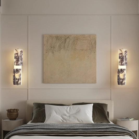 Bedhead Living Room Hallway Marble Wall Lamp