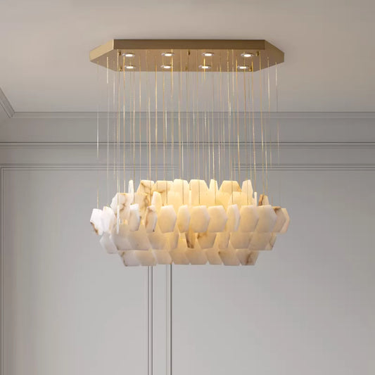 Natural Alabaster Modern Chandeliers
