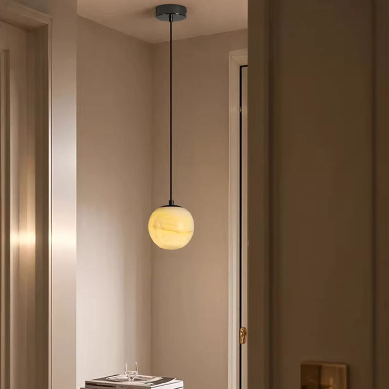 Ball Natural Marble Pendant Lamp