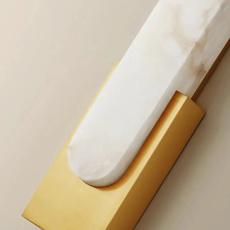 Alabaster Rectangle Wall Sconce