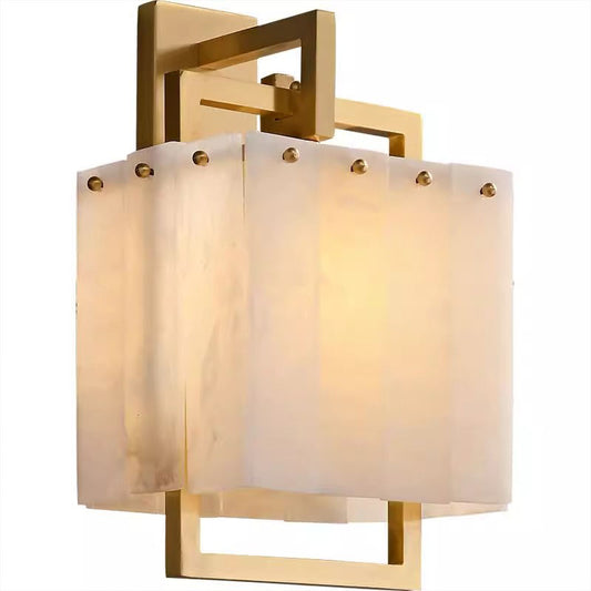 Irregularly shaped wall lamp