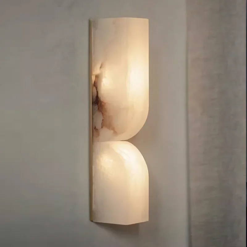 Rectangular Alabaster Essence Wall Sconce – NnahuajuLighting