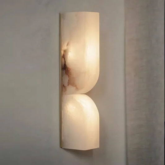 Rectangular Alabaster Essence Wall Sconce – NnahuajuLighting