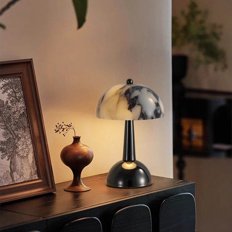 Rechargeable table lamp, marble Lighting