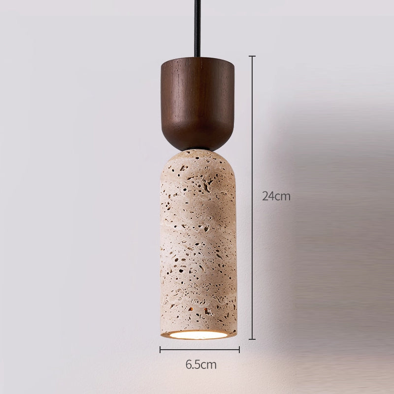 Travertine Pendant Lights Are Suitable For Bar Counters And Aisles