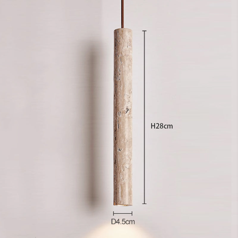 Marble kitchen island decorative pendant light for clothing stores Walnut wood color H11.02"