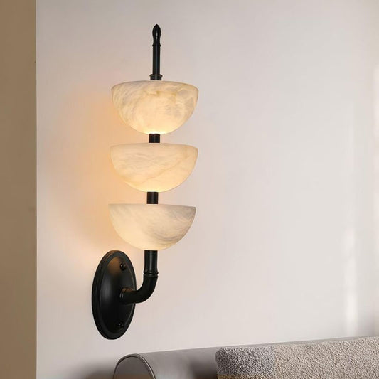 Candlestick Alabaster Wall Lamp