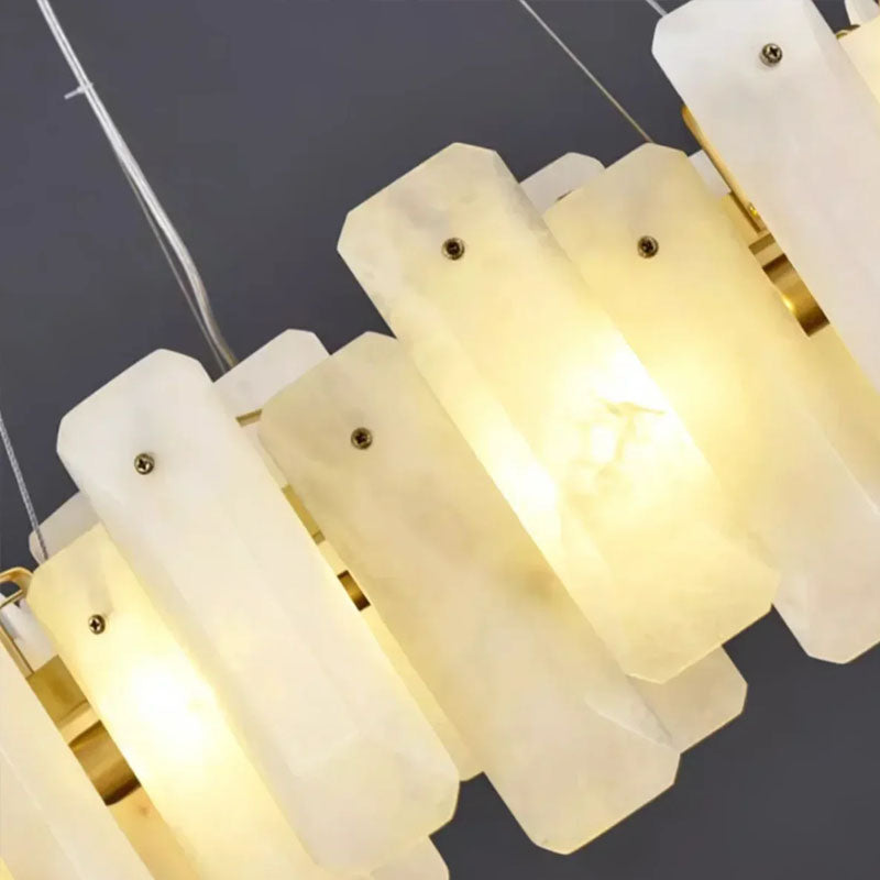 Round Noah Alabaster Chandelier