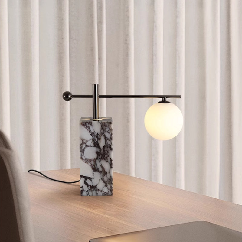 Marble table lamp for study/office
