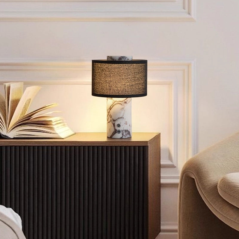 Wireless charging touch table lamp for bedroom bedside table night light