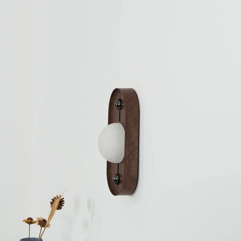 Alabaster Bezel Wall Lamp