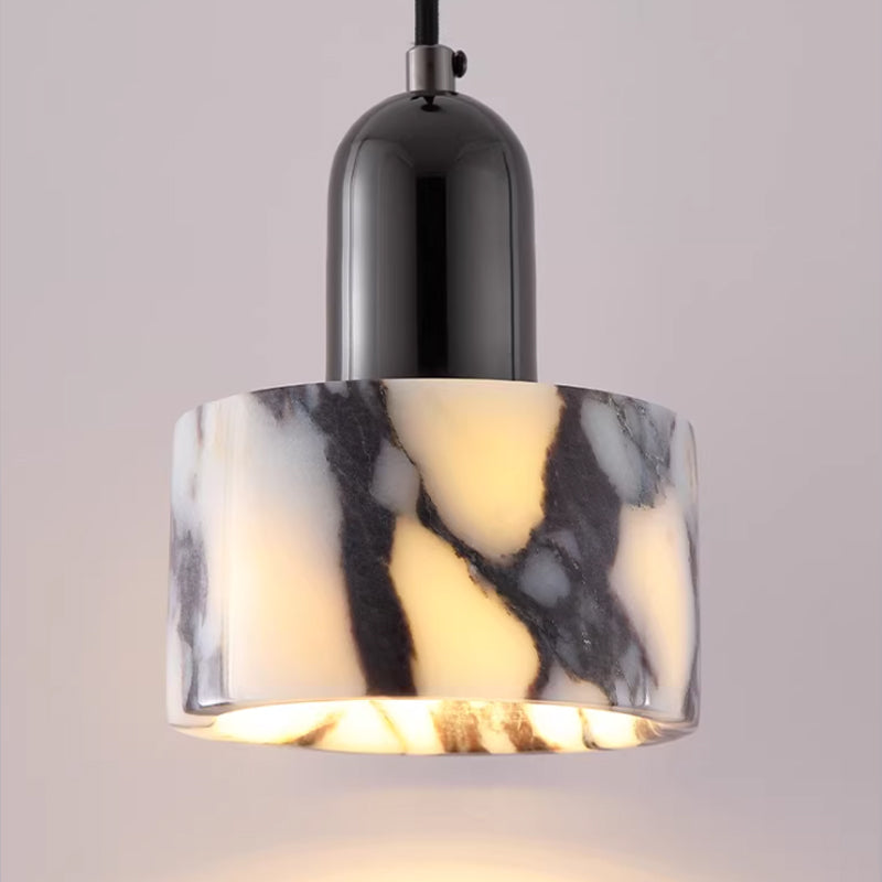 Natural marble headboard, kitchen island pendant light 4.72"