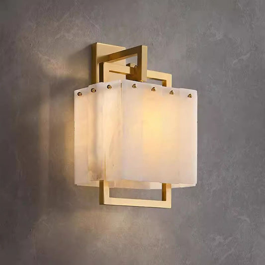 Irregularly shaped wall lamp