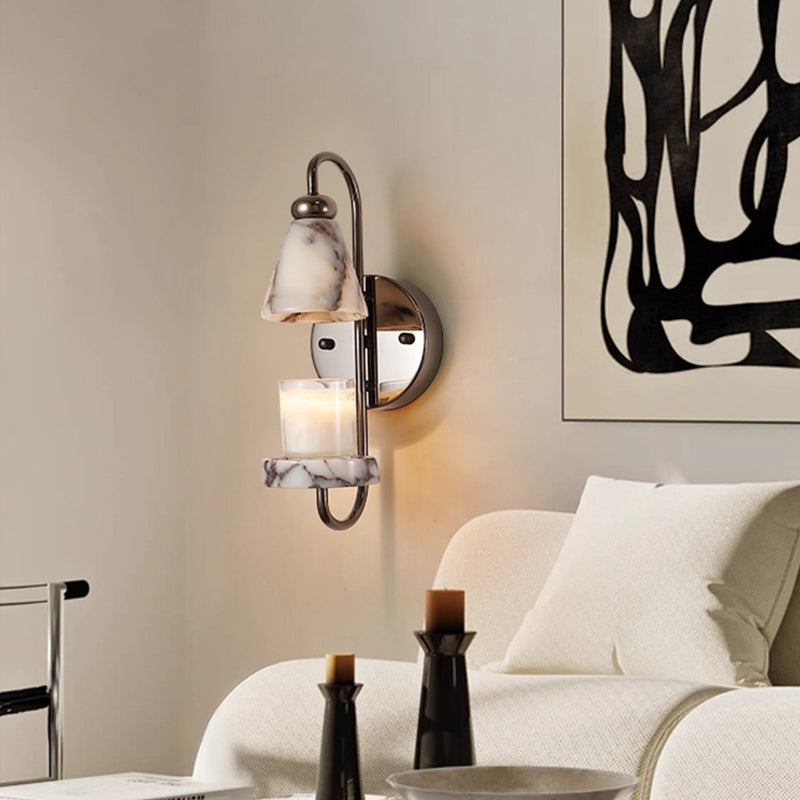 Natural Marble Decorative Wall Sconce