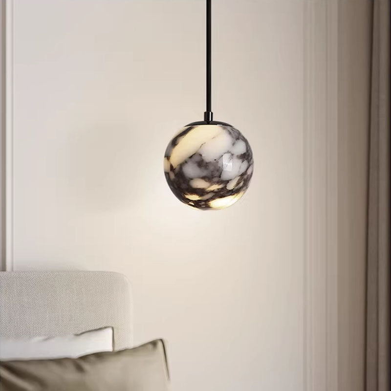 Ball Natural Marble Pendant Lamp