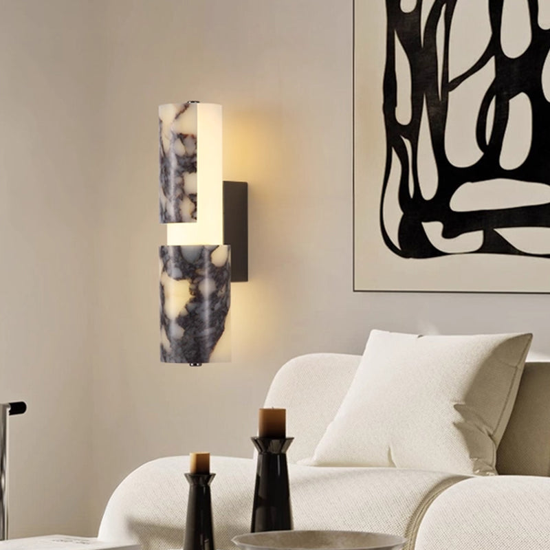 Bedhead Living Room Hallway Marble Wall Lamp