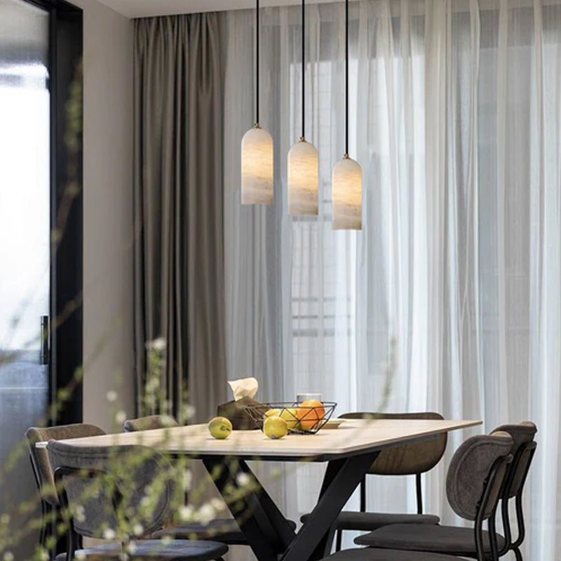 Moonshade Glow Natural Marble Pendant Lamp 1-bulb