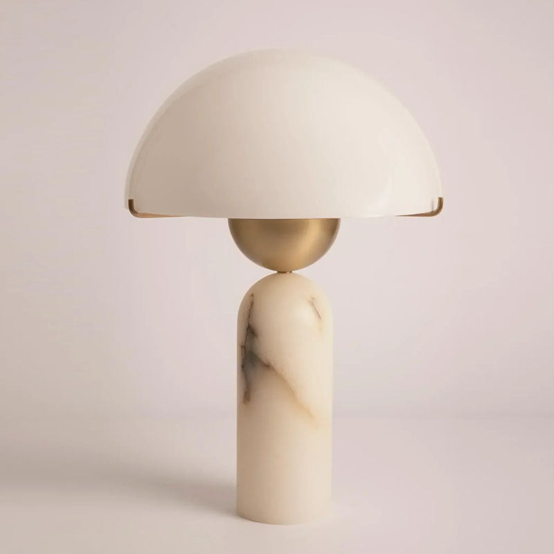 Alabaster Peono Table Lamp